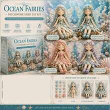 完整版秋季精靈縫製手工套件，4款圖案，適合休閒愛好與桌面裝飾 - 彩色 - 查看 3