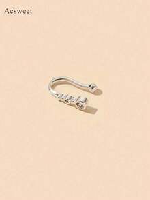 2Pcs/1Pc Exquisite Elegant Copper Gourd Shape Artificial Zirconia Simulated Nose Piercing For Women Nightclub, Party, Birthday Gift - Multicolor - View 11