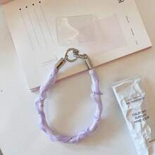 Solid Color Small Rhinestone Phone Lanyard, Versatile Portable Phone Chain, Anti-Loss Rope For Outings, Essential For Slouchy People - Multicolor - View 13