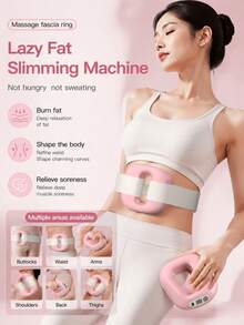 AXH. Professional Grade Rechargeable Vibrating Fascia Ring Massage Ring For Waist And Abdominal Fat Burning And Body Shaping Yoga Ring - Multicolor - View 1