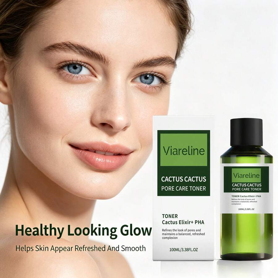 Tónico facial hidratante de 100ml 1 caja/2 cajas – Cuidado nutritivo diario para piel seca y opaca, hidrata profundamente y revitaliza, restaura el brillo natural y la suavidad, acabado sedoso, ideal para el hogar, vacaciones o viajes, maravilloso regalo de Navidad y cumpleaños - 100ml - Ver 1