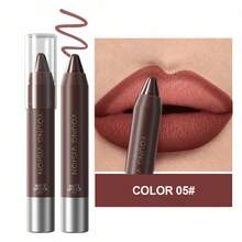 YOUNG VISION 1pc Matte Chocolate Scented Waterproof Lip Liner, Precise Lip Contour For Daily, Festivals, Parties, Stage Makeup - Multicolor - View 9