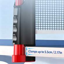 1-2pcs Portable Table Tennis Net Set, Foldable, Non-Slip And Easy To Store & Install. Ideal Table Tennis Accessories - Multi-color Random - View 5