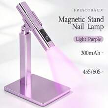 5 Colors Handheld Display Screen Straight Nail Lamp, Rechargeable Fast Drying Mini Nail Lamp, Portable LED Nail Lamp For Quick Curing, Suitable For Home Use - Multicolor - View 14