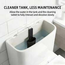 1pc Universal Toilet Tank Cleaning Tablet Holder, Home Bathroom Toilet Tank Cleaning Tablet Storage Rack - Multicolor - View 5