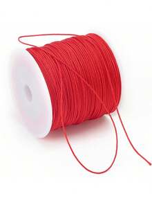 1 Roll 72# Braiding Necklace String Cord Handmade DIY Jewelry Craft Material, 0.8mm Macrame Rope - A - View 7