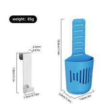 1pc Universal Toilet Tank Cleaning Tablet Holder, Home Bathroom Toilet Tank Cleaning Tablet Storage Rack - Multicolor - View 6