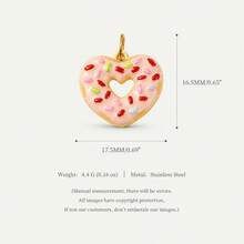 1pc New Animal Pendant, Exquisite Cartoon Style, 18K Gold PVD Plated 316 Stainless Steel Material, Waterproof And Fade-Resistant, Suitable For DIY Creative Necklace, Bracelet, Earrings, Bag Chain, Keychain, Waterproof And Sweat-Resistant, Suitable For Daily Casual Wear - Multicolor - View 17