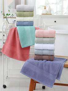 Optional 1pc/4pcs Towel Set/4pcs Small Square Towel, Terry Cotton-Absorbent Material-Suitable For Bathroom, Facial Care, Hand And Body Wiping, Home Decor, Kitchen Decor, Back To School Season, Autumn Decor - Baby Blue - View 11