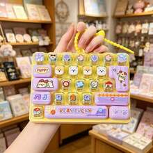 SANRIO Mood Recharge Station 26 Mechanical Keyboard Keycap Stress Relief Fingertip Toy Keychain Bag Pendant Gift - Multicolor - View 5