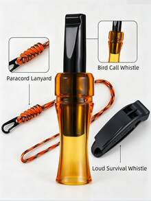 1pc Crow Whistle, Outdoor Survival Emergency Whistle, Hunting Forest Adventure Bird Calling Realistic Whistle, Camping Hiking Portable Calling Tool - Multicolor - View 14