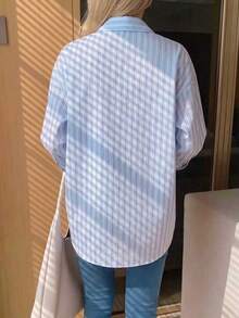 Women's Long Sleeve Blouse, Suitable For Holiday, Office, Daily Wear, Spring, Summer, Autumn - Multicolor - View 4