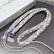 1 Peça Cordão Transversal para Celular Dopamine Fresh Casual com Blocos de Cor Macaron, Alça Ajustável com Nó e Zíper, Mini Porta-Moedas, Acessório 2 em 1 Antiperda para Celular, Charm de Bolsa para Meninas, Compras Diárias, Uso Externo, Viagem e Transporte, Alça de Pulso/Ombro para Smartphone, Halloween - Multicolorido - Visão 12