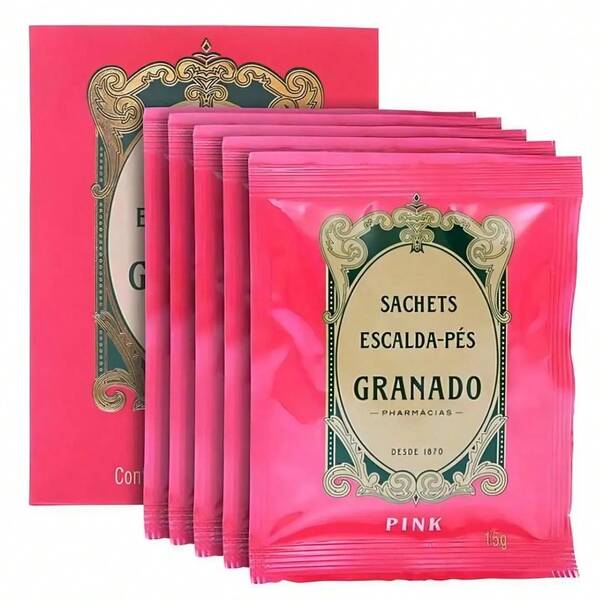Sachets Escalda-pés Granado Pink 5 x 15g