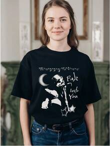 Women T-Shirts - 黑色 - 查看 1