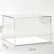 Detachable Acrylic Display Box, Plastic Collectible Display Box, Model Protection Storage Box, Suitable For Display And Collection, Elegant Storage Box, Suitable For Home And Retail - Black - View 6