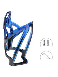 1pc Gradient Ultralight Bicycle Water Bottle Cage, Universal Road & Mountain Bike Water Bottle Holder Cycling Accessory - Multicolor - View 5