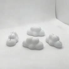 4 buah Tempat Foto Berbentuk Awan, Penyangga Bingkai Foto Meja, Rak Pajangan Multifungsi, Cocok untuk Foto Instan, Kartu Pos, Kartu Nama, dan Catatan, untuk Dekorasi Meja di Rumah dan Kantor - Beraneka warna - View 8