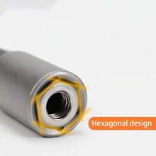 5pcs Hex Handle Heavy Duty Socket, High Strength Impact Resistant, Easy To Operate, Ideal Choice For Professional Construction Workers, Mechanics And Hobbyists - 15*100 mm - View 2