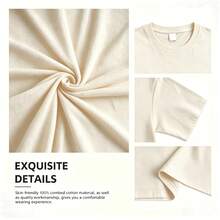 100% Cotton Geographic Inspired Dragonfly Graphic T Shirt For Men And Women |  Exquisite Design |  Loose And Comfortable | Shirts Y2k - 杏色 - 查看 3