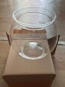 1pc Plastic Bubble Vase, Transparent Bowl-Shaped Vase, Fish Tank, Suitable For Drinks, Heavy Duty Round Vase, Suitable For Wedding Party Home Tabletop Decor Centerpiece - Multicolor - View 10