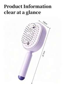 300mAh Electric Mist Cushion Hairbrush, Mist Hair Care Scalp Massage Comb, Easy To Clean Anti-Tangle Comb, Reduce Static, Smooth And Voluminous - View 11