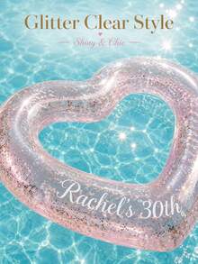 Custom Heart-Shaped Swim Ring For Adult Women, Custom Heart-Shaped Pool Float, Cute Arm Floats, Eye-Catching Water Photography Swim Ring, Beach Essential, Beach Accessory, Personalized Bachelorette Party, Destination Wedding, Honeymoon Accessory - Multicolor - View 5