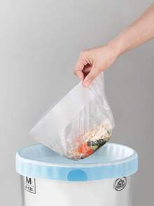 30-90-Count Trash Bags, Creative Self-Standing Multi-Functional Kitchen Trash Drain Bags, Sturdy And Easy To Discard, PE Material With Strong Toughness, One Bag Solves Kitchen Leftovers, Filters Sewage - A - View 5