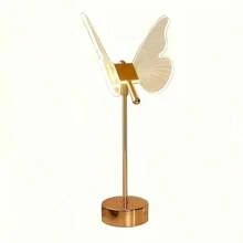 Lámpara de escritorio LED USB de mariposa dorada de alta gama, luz nocturna decorativa de atmósfera romántica, alimentada por USB, control remoto con 3 colores regulables (blanco frío/blanco cálido/blanco neutro), adecuada para dormitorio, sala de estar, oficina, mesa de comedor, regalo perfecto para Navidad, Día de San Valentín, Pascua, Halloween - Multicolor - Ver 11