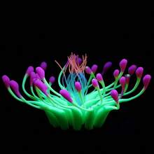 Soft Silicone Glow In The Dark Aquarium Coral Jewelry Soft Silicone And Realistic Color Change Glow In The Dark Creates Visual Effects That Are Easy To Place In The Aquarium Decoration - A - View 29