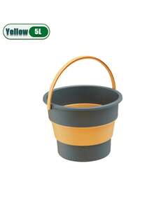 Ember Silikon Lipat Portabel 17L/10L/5L dengan Tutup, Cocok untuk Mencuci Mobil, Memancing, Kamar Mandi, Berkemah, Aktivitas Luar Ruangan, Penggunaan di Rumah, dan Penyimpanan Peralatan - Beraneka warna - View 9