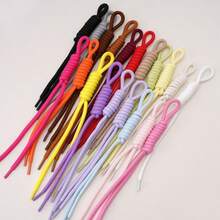 1-100pcs Colorful Dopamine Braided Polyester Handmade Rope, DIY Bag, Phone Chain, Jewelry Pendant Fashion Accessories - Multicolor - View 1