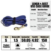 KEEPLIVE Thickened Waterproof PVC Dog Leash, Easy To Clean, Suitable For Recall Training And Outdoor Play, Fits Small And Medium Dogs: Maltese, Yorkshire Terrier, Bichon Frise, Papillon, Pomeranian, Chihuahua, Toy Poodle, Pug, French Bulldog - Multicolor - View 22