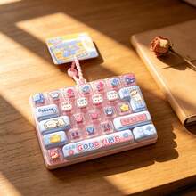 26 Keyboard Fingertip Mechanical Keyboard Keycaps Keychain Bag Pendant Gift Party Favors / Home Decor / Classroom Must-Haves - Multicolor - View 8