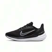 Nike Winflo 9 Comfortable And Versatile Low-Top Casual Training Running Shoes For Women, Perfect For Fitness, Everyday Sports, And Exercise - Black - View 2