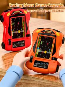 1 Set Racing Game (Battery Not Included, Manual Included) Children's Competitive Game, Develop Hand-Eye Coordination, Parent-Child Interactive Toy, Children's Gift, Mini Version, Party Toy, Perfect Birthday Gift - Multicolor - View 11