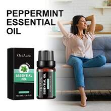 Aceite Esencial de Menta OceAura: Hidrata la piel, reduce la aspereza, alivia la sequedad y la fatiga, aceite esencial con fragancia. YICW - 1 - Ver 2