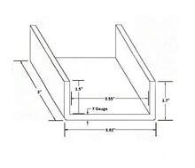Heavy Duty Weld On 2x4 Steel Stake Pockets For Trailer &Amp; Truck (4) - ColorB - View 5