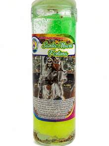 Holy Fortune Prayer Gel Candle - Yellow - View 6