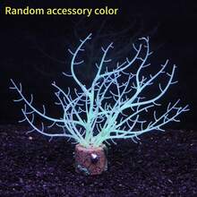 Soft Silicone Glow In The Dark Aquarium Coral Jewelry Soft Silicone And Realistic Color Change Glow In The Dark Creates Visual Effects That Are Easy To Place In The Aquarium Decoration - A - View 11