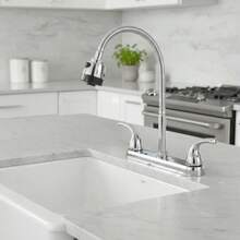 Kitchen Faucet - Silver - View 4