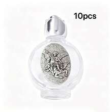 10pcs/Set 23 Styles Holy Water Jesus Bottle & Virgin Mary Statue Container - Suitable For Baptism Church Gifts, Religious Cross Bottle, Catholic Christian Supplies, Baptism Decor And Holy Water Blessing Container, Random Style, Spray Bottle - Multicolor - View 22