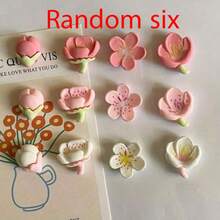 12pcs Resin Fridge Magnets, Cute Flower Fridge Magnets, Whiteboard Magnetic Stickers, Decorative Fridge Magnets, Cute Office Kitchen Magnets, Kitchen Utensils, Apartment Essentials, Dorm Essentials, Home Decor - As Shown - View 14