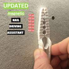 Plastic Nail Clip - Multi-Size Nail Holder, Can Be Used To Protect Fingers And Pliers, Suitable For Nail And Screw Insertion - Furniture Repair Hand Tool - Binder Clip - View 1