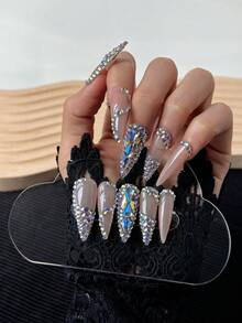 1pc Cartoon Style Nail Art Display Card, Multiple Designs, Color Palette For Nail Art Photography And Painting, Multi-Purpose Nail Art Tool - Multicolor - View 4
