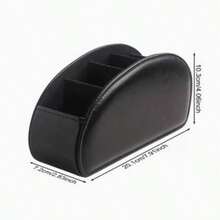 1pc Multi-Compartment Remote Control Storage Box - Multifunctional Desktop Tray, Suitable For TV/Remote Control, Stationery, Glasses, Cosmetics And Small Items; Space-Saving Bedside Storage Box, Suitable For Home And Office Use, Also Perfect For Father's Day, Mother's Day, Halloween, Christmas, Party, Birthday And Other Holiday Gifts. - Multicolor - View 4