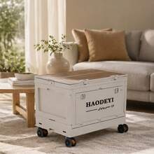 Portable 30L Foldable Lidded Storage Box With Smooth-Rolling Wheels – Compact Car Trunk Organizer, Lightweight Collapsible Crate For Home, Travel & On-The-Go Use - 30L With Wheels - View 2