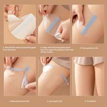 30/10/2 miếng dán đùi chống ma sát trong suốt tàng hình độ đàn hồi tốt, giảm ma sát, miếng đệm gót chân cho giày cao gót mang thoải mái - Trong suốt - Xem 2