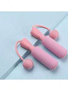 1 Pair Premium Weighted Cordless Jump Rope With Foam Handles, Dual-Use Jump Rope For Fitness, Workout, Exercise - Multicolor - View 14