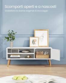 TV Supporti & Centri di intrattenimento - Bianco - Visualizzare 5